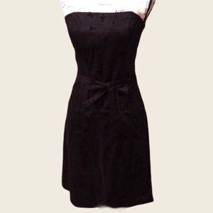 WHBM Strapless Black Dress
